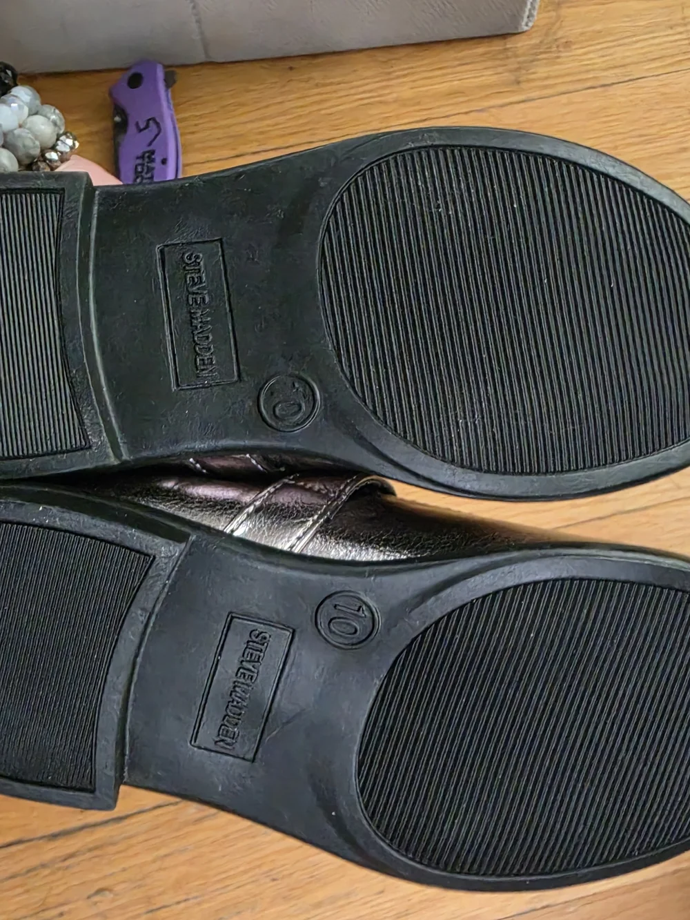 Steve Madden Girls SILVER Mary Jane Shoes